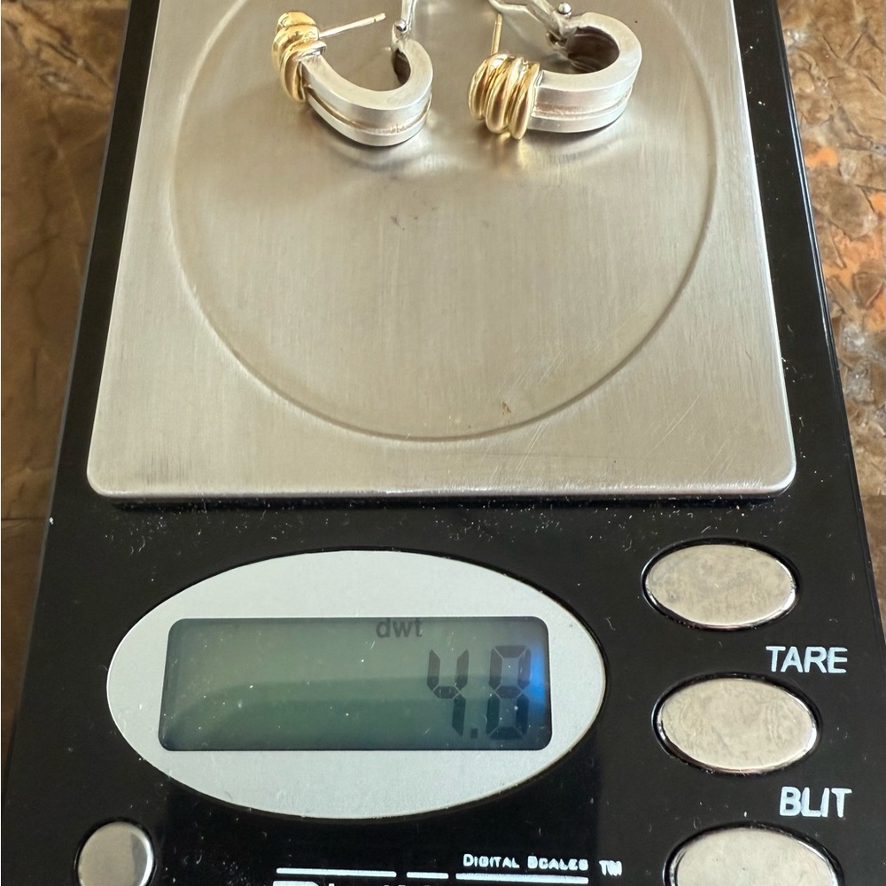 Tiffany & Co. Gold and Silver Atlas Clip - Picture 5 of 7